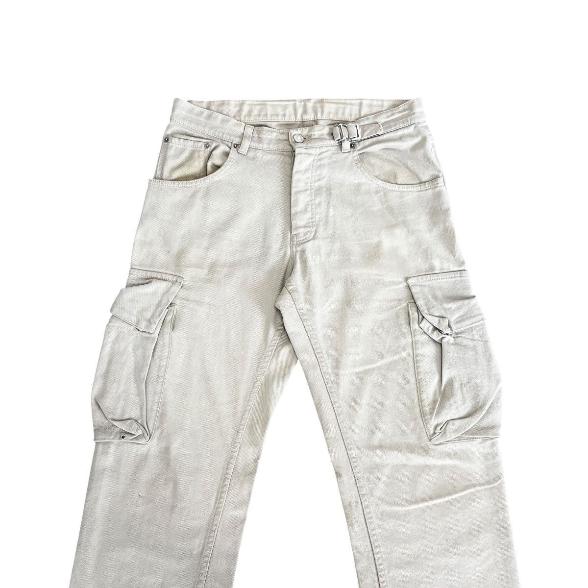 Helmut Lang HELMUT LANG Archival Cargo Pants with Elastic Band Detailing Size US 31 - 2 Thumbnail