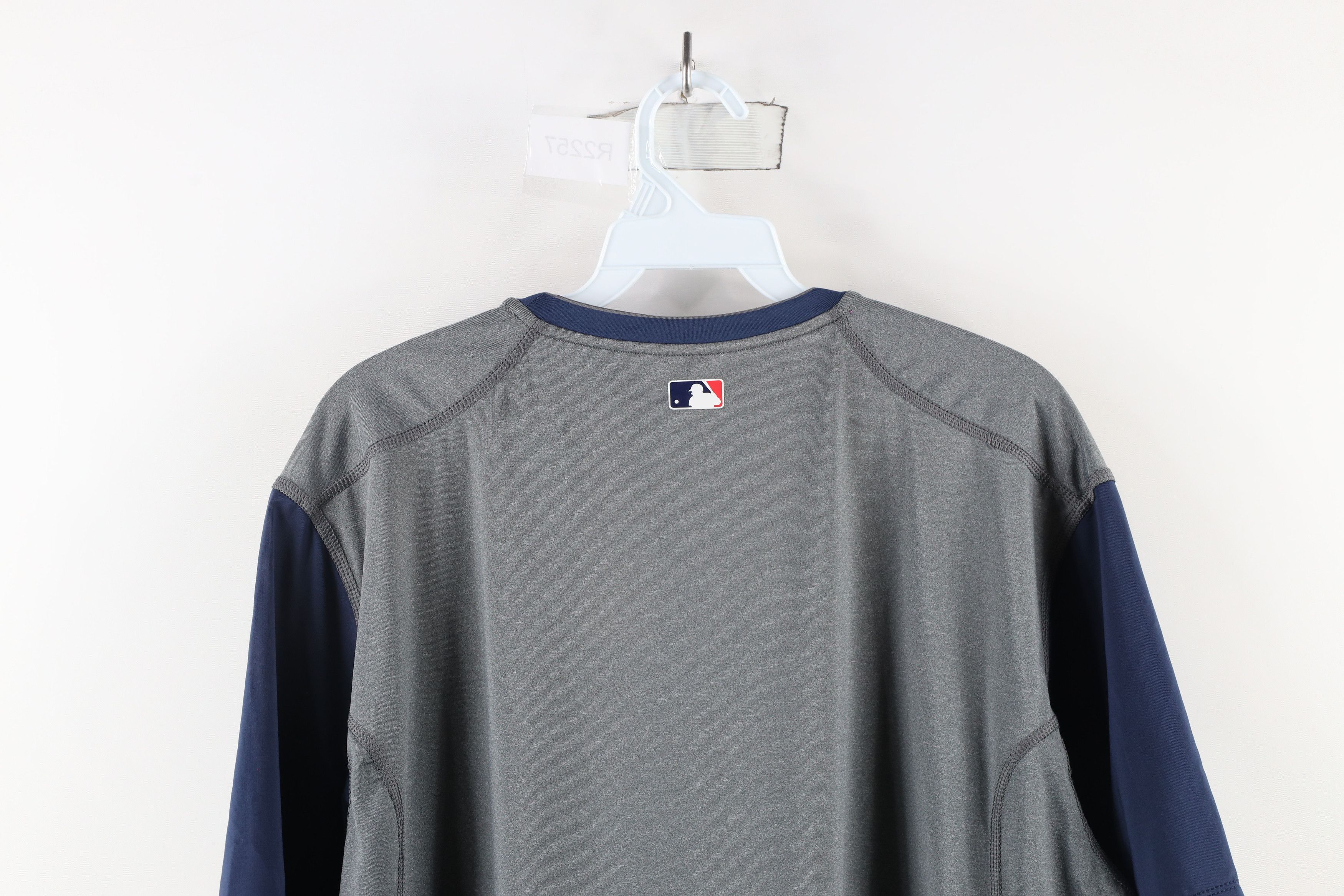 Nike × Vintage Vintage Nike Pro Indians Baseball Compression T-Shirt Size US XL / EU 56 / 4 - 12 Thumbnail