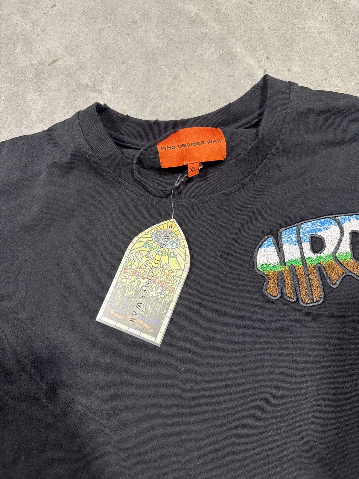 Who Decides War Who Decides War Embroidered MRDR Jersey T-Shirt Black Size US XL / EU 56 / 4 - 2 Thumbnail