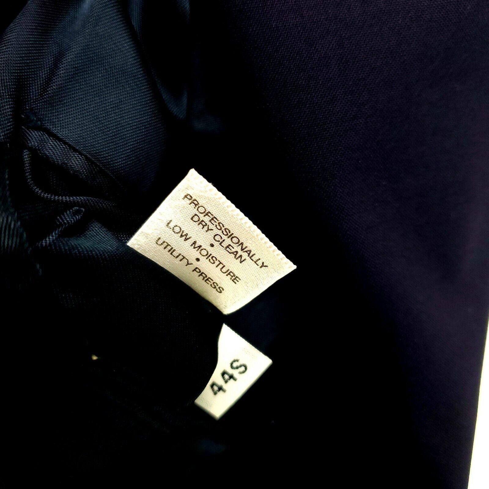 Hart Schaffner Marx Hart Schaffner Marx Wool 2 Gold Button Blazer 42R Blue Size 42R - 11 Thumbnail