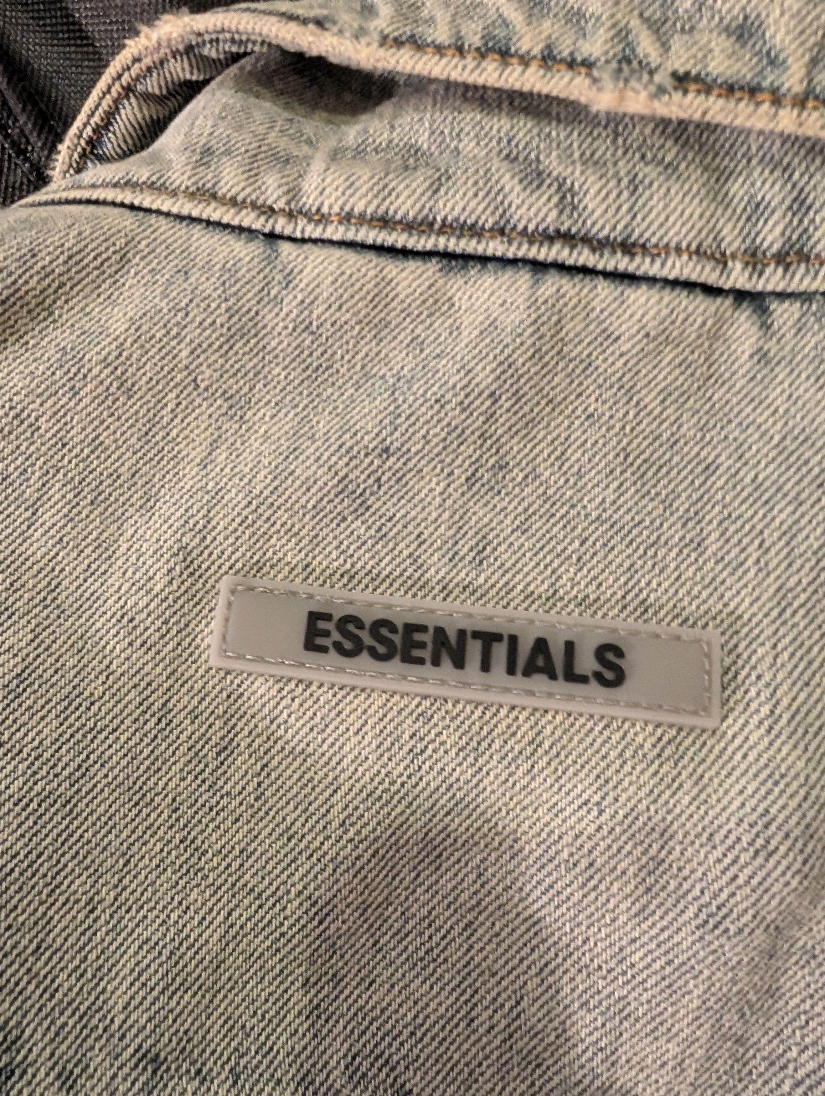Essentials Fear of god essentials denim trucker jacket light indigo Size US XL / EU 56 / 4 - 6 Thumbnail