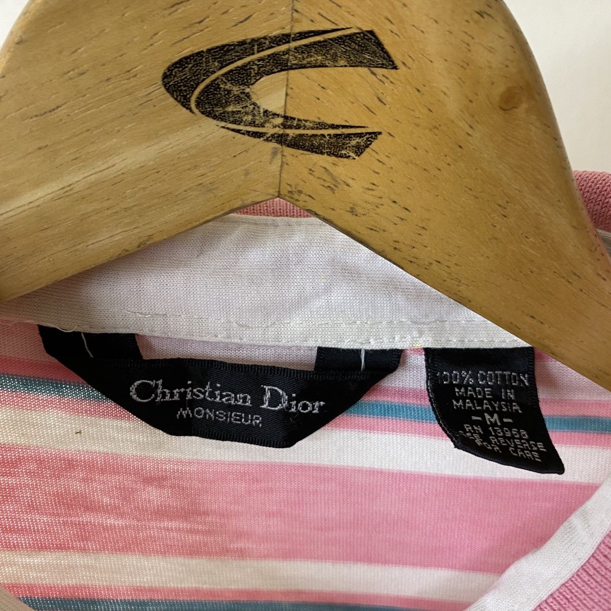 Christian Dior Monsieur Vintage 90s Christian Dior Stripes PoloT Shirt Size US L / EU 52-54 / 3 - 4 Thumbnail