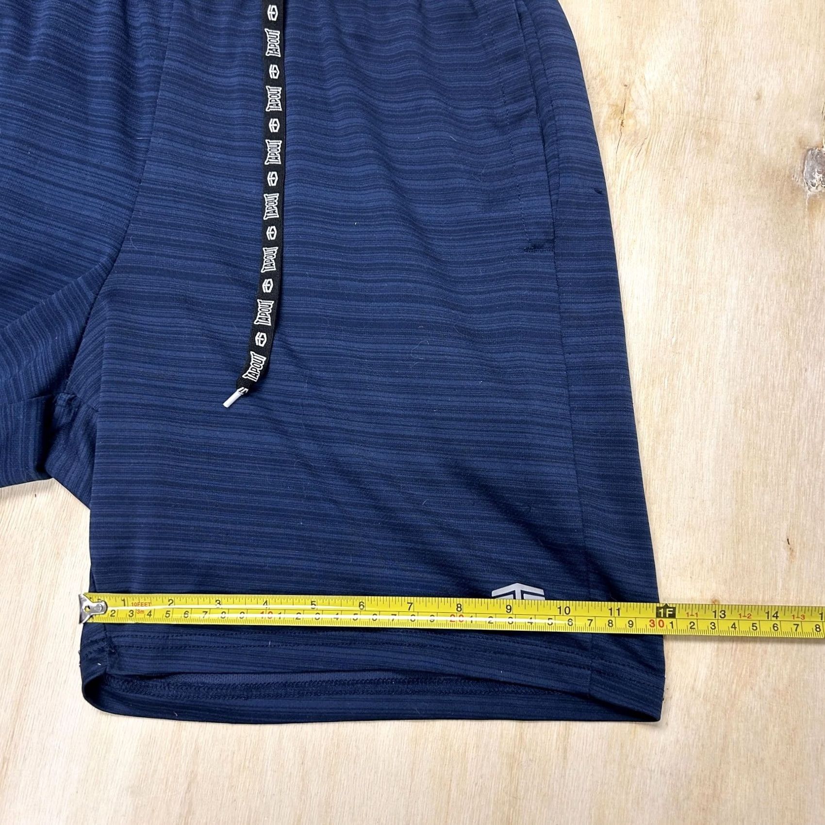 Tapout Tapout Shorts Mens Large Blue Jersey Athletic Gym Running Drawstring Training Size US L / EU 52-54 / 3 - 5 Thumbnail