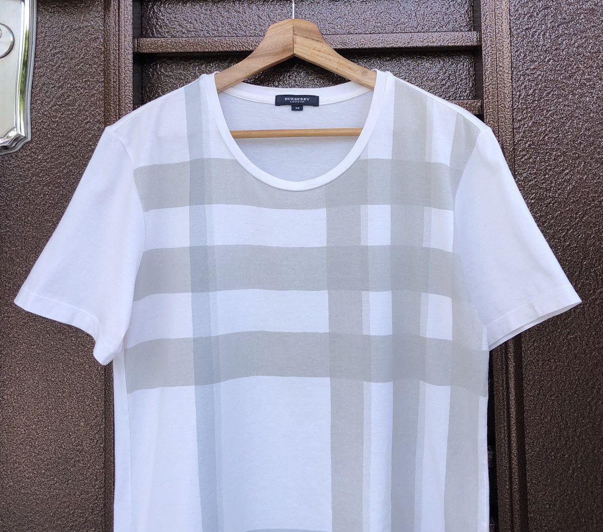 Burberry Burberry London White Checked Crowned Shirt Size US M / EU 48-50 / 2 - 2 Thumbnail
