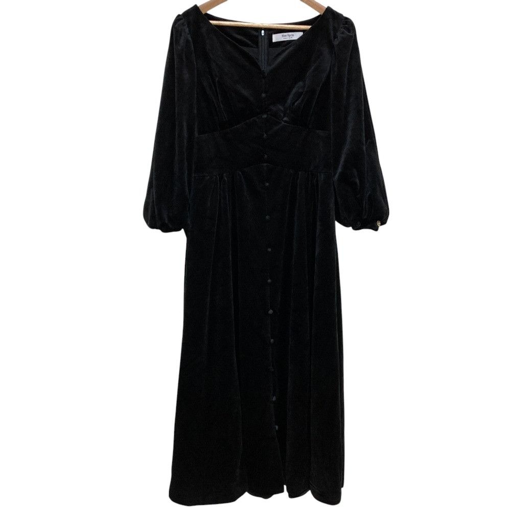 Other Other Herlipto Velour Long Dress Textile Dresses DUTY FREE for USA Size ONE SIZE - 1 Thumbnail