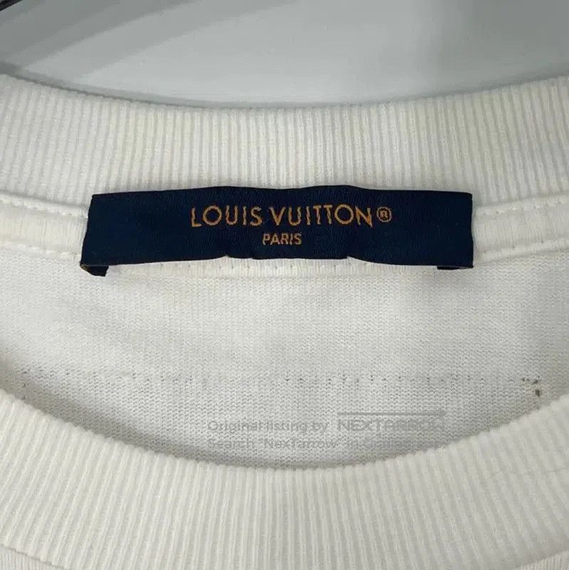 Louis Vuitton Louis Vuitton Women's White T. Size L / US 10 / IT 46 - 6 Thumbnail