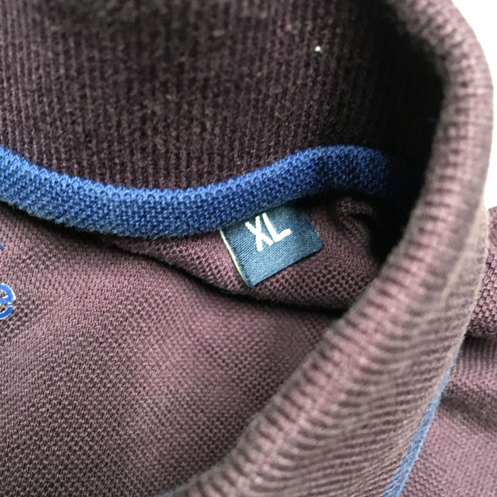 Harmont & Blaine Harmont & Blaine Polo Shirt Mens XL Burgundy Long Sleeve Narrow Fit Hound Logo Size US XL / EU 56 / 4 - 6 Thumbnail