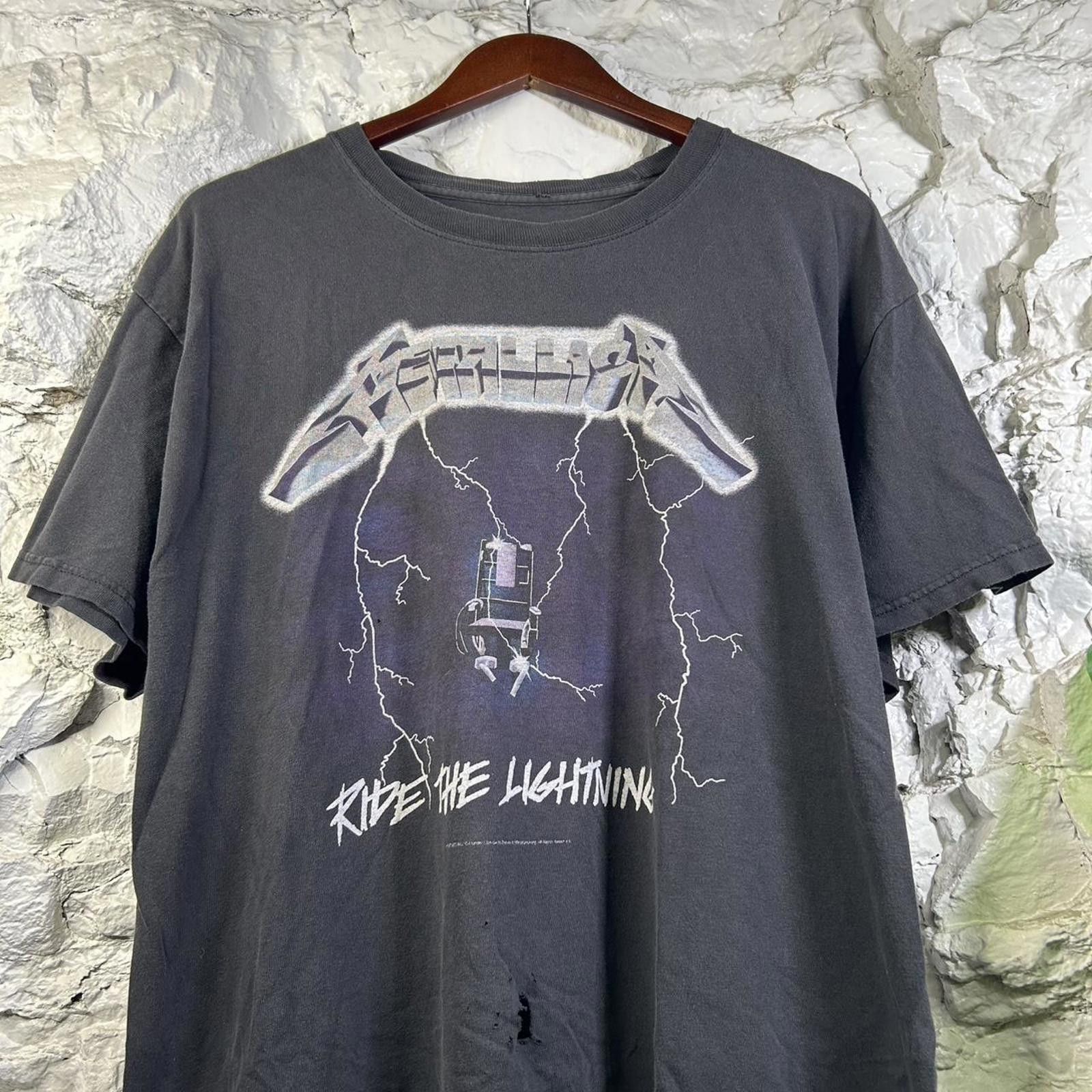 Other 2007 Metallica Ride The Lightning Tee Size Large Size US L / EU 52-54 / 3 - 1 Thumbnail