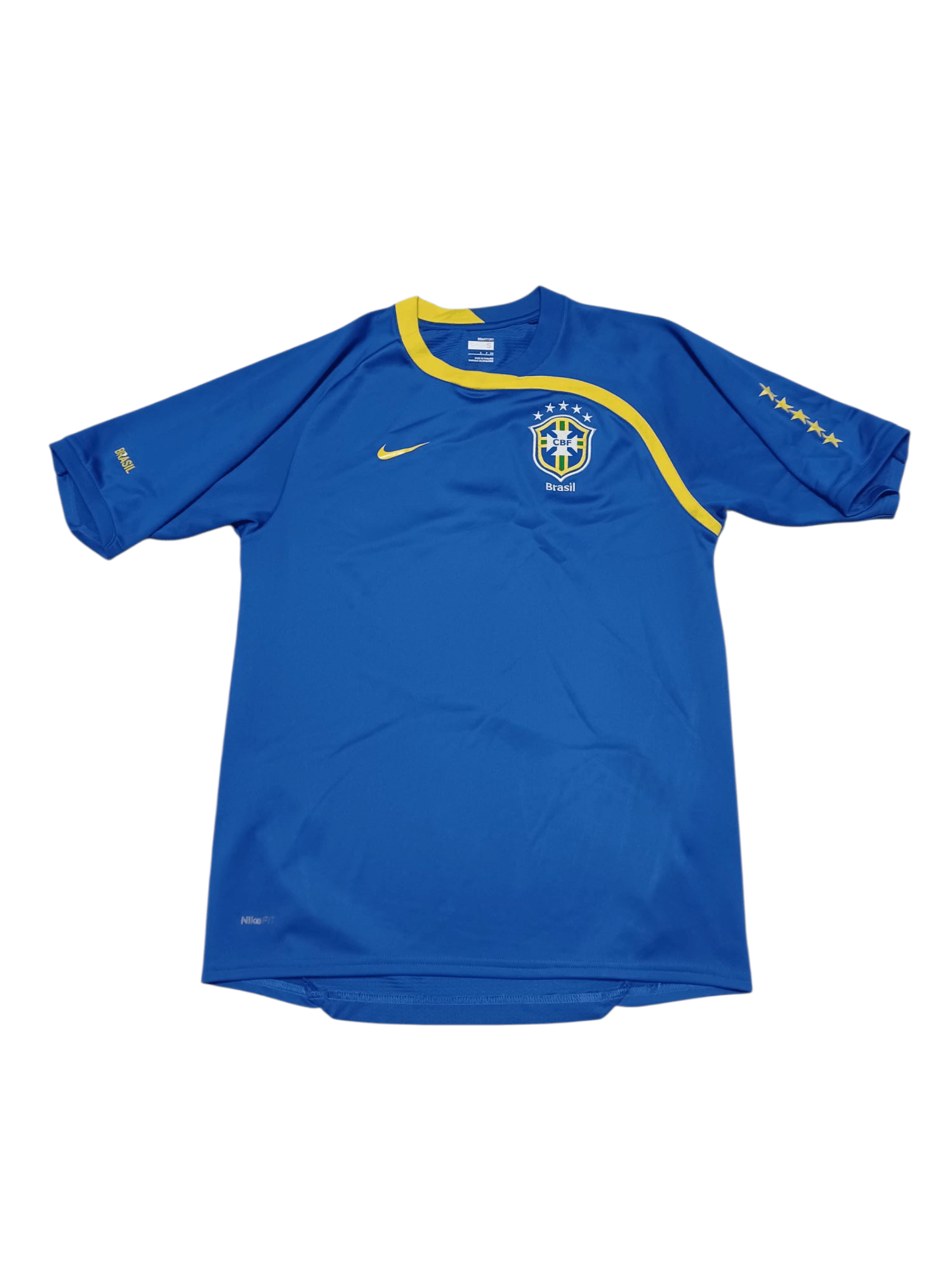 Nike BRASIL NIKE VINTAGE 2008 SOCCER JERSEY FOOTBALL Size US S / EU 44-46 / 1 - 1 Thumbnail