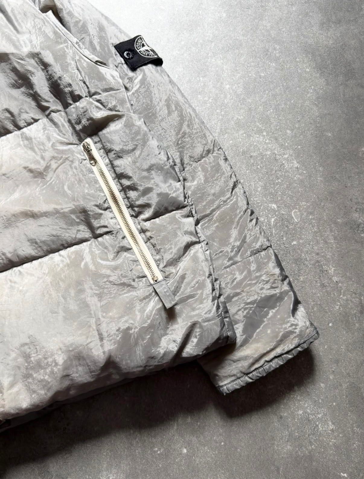 Stone Island Stone Island AW00 Raso Pure Metal Shell Jacket Size US XL / EU 56 / 4 - 6 Thumbnail