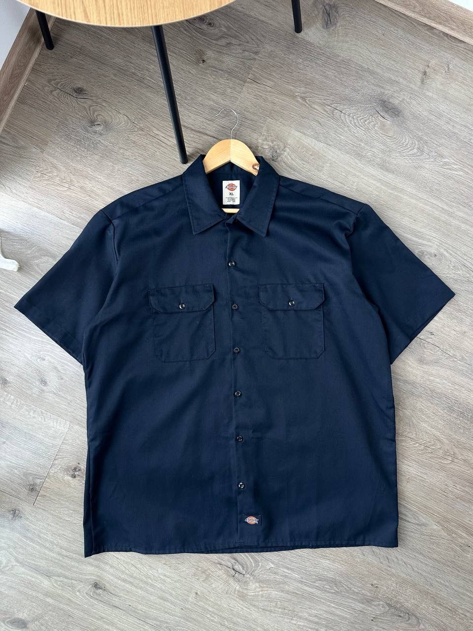 Dickies × Vintage Vintage Dickies Blue Skated Big Logo Tab Shirt Size US XL / EU 56 / 4 - 3 Thumbnail