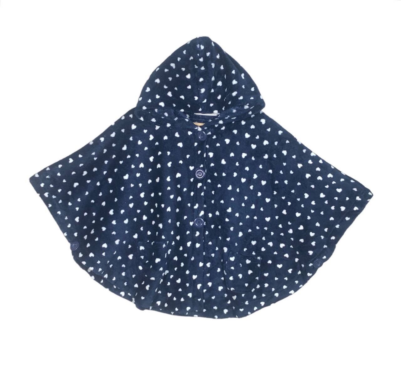 Cloak Avant Garde Sospita Polkadot Wool Poncho Cloaks Capes Size US L / EU 52-54 / 3 - 1 Thumbnail