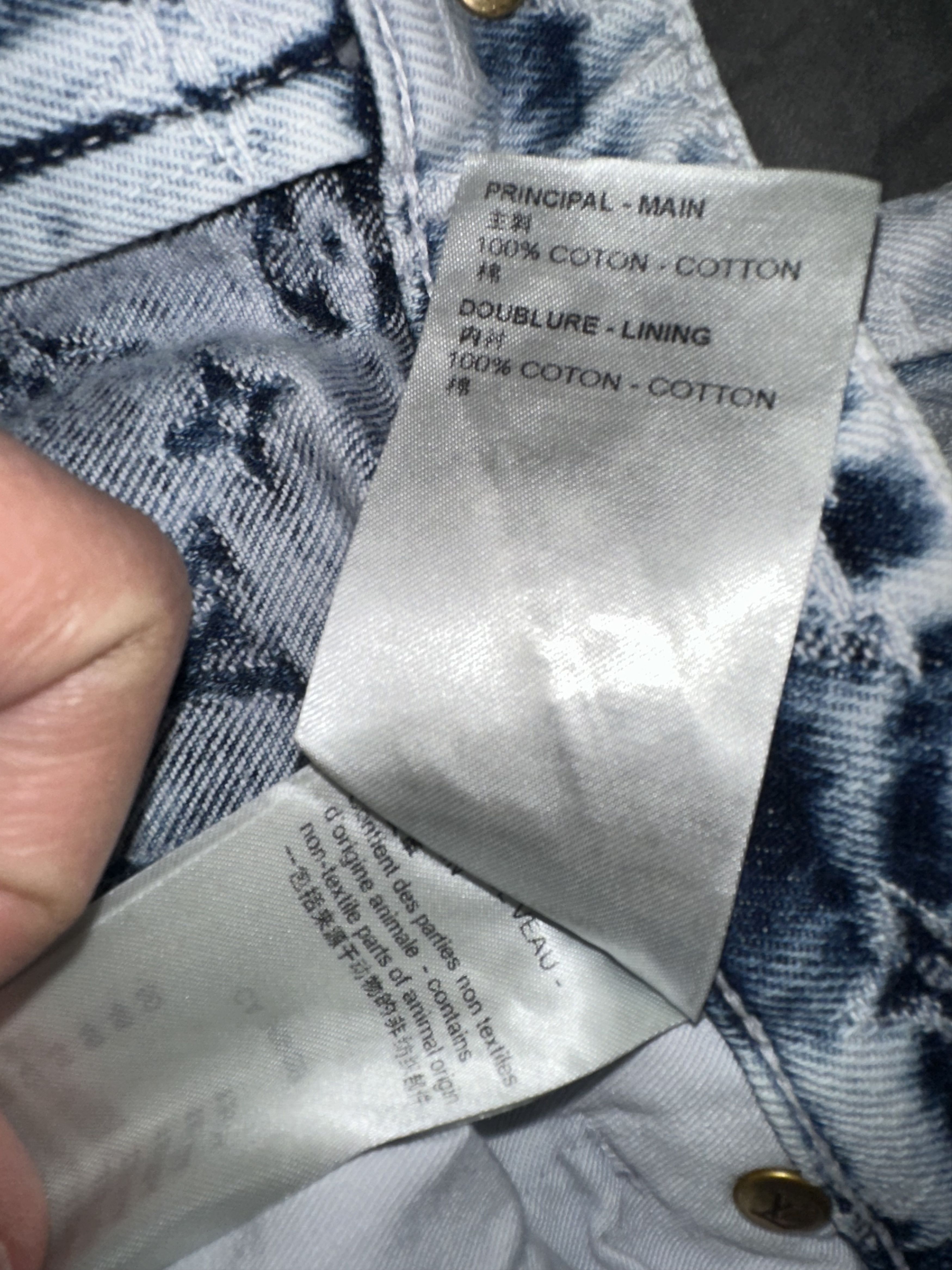 Louis Vuitton Louis Vuitton Purple n Blue Monogram Carpenter Flared Jeans Size US 38 / EU 54 - 17 Thumbnail