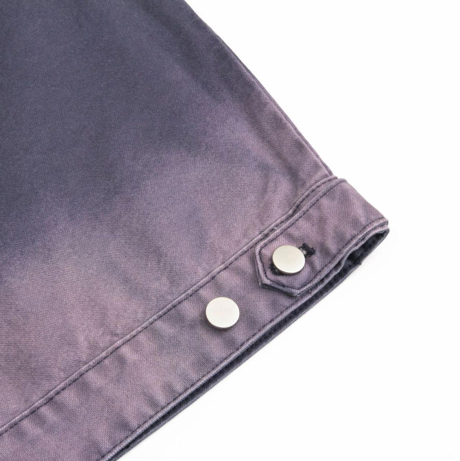 Vintage Purple Casual Zip-Up Jacket with Orange Embroidery Size US M / EU 48-50 / 2 - 2 Thumbnail