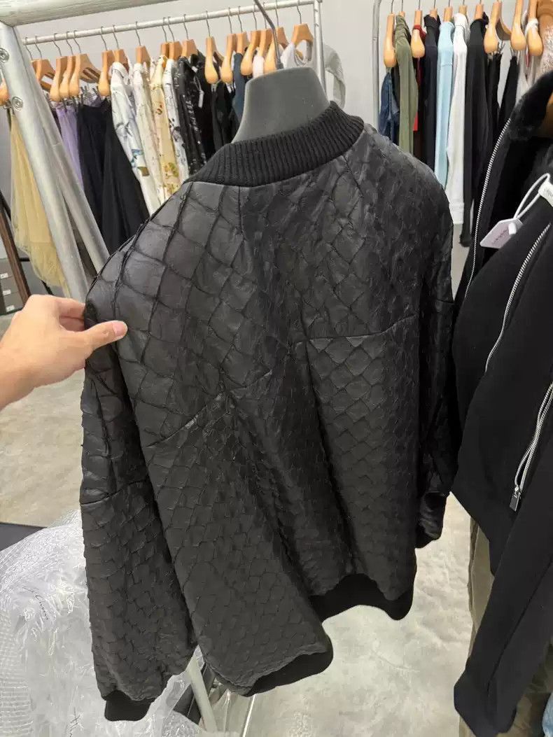 Rick Owens Rick Owens Black top braided giant squid leather jacket-250 Size US M / EU 48-50 / 2 - 3 Thumbnail