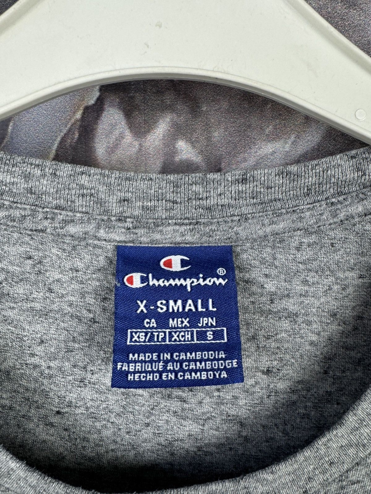 Champion Men’s Champion T-Shirt Gray Streetwear Size XS Size US XS / EU 42 / 0 - 6 Thumbnail