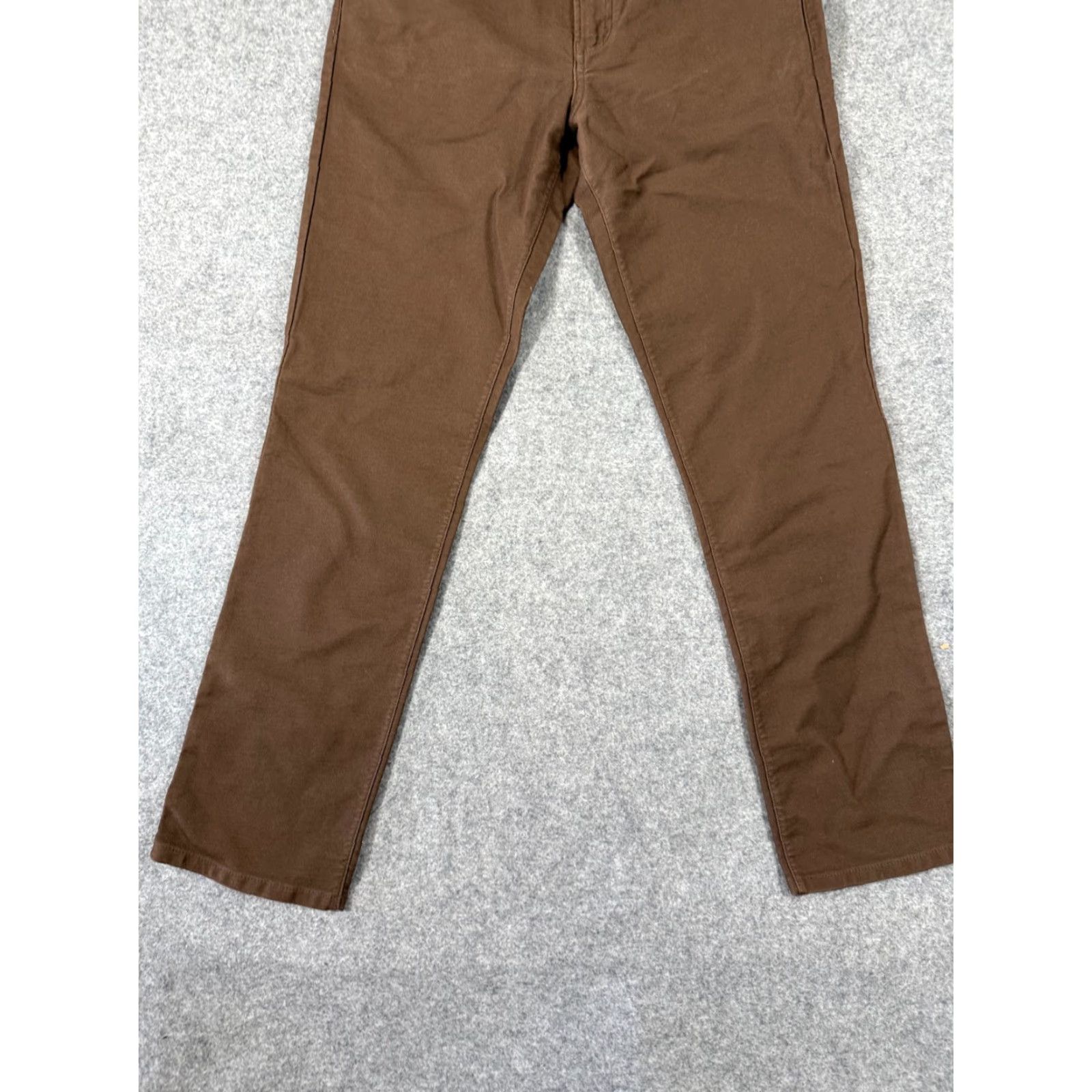 Lands' End Lands' End Knit Twill 5 Pocket Chino Pants Mens 30X30 Brown Stretch Straight NWT Size US 30 / EU 46 - 4 Thumbnail