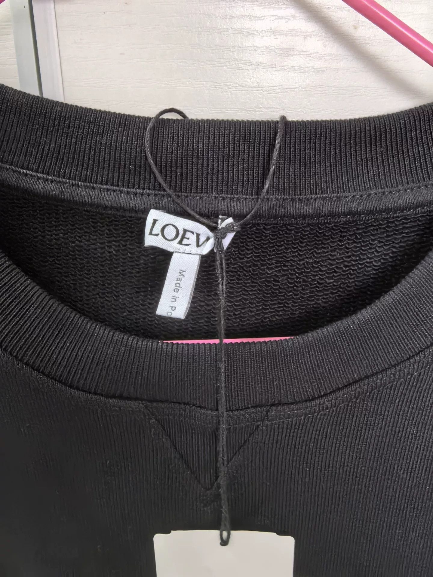 Loewe black embroidered sweatshirt by loewe Size US L / EU 52-54 / 3 - 3 Thumbnail