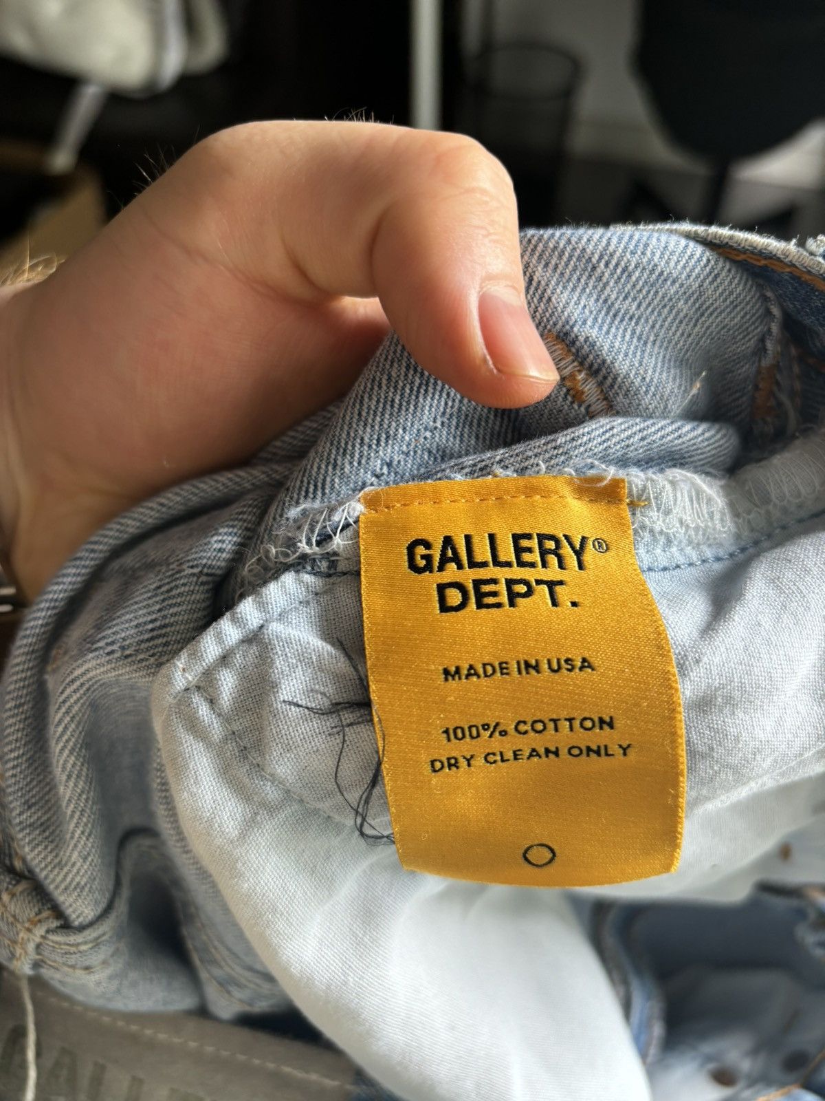 Gallery Dept. Lightwash Laflare Indiana Denim Size US 31 - 5 Thumbnail