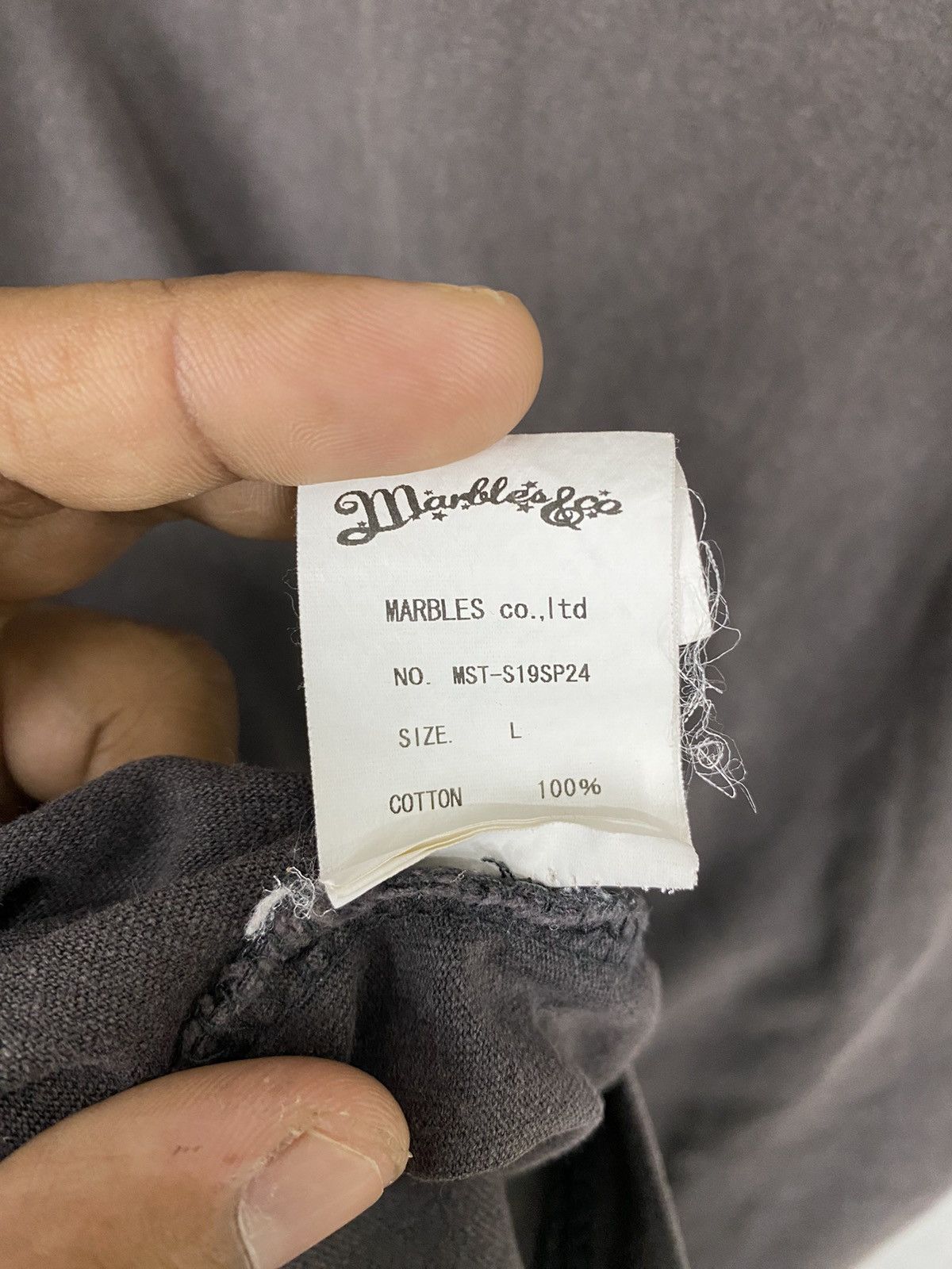 Hysteric Glamour VINTAGE FADED MARBLES CO LTD ‘HE AVEN HELL’ Size US L / EU 52-54 / 3 - 8 Thumbnail