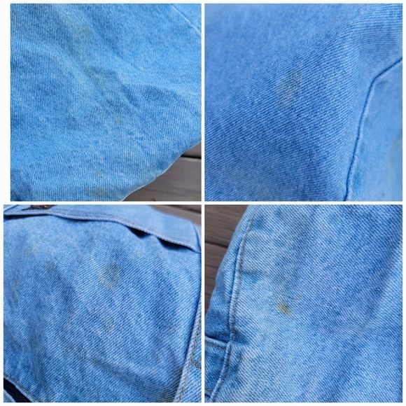 Vintage 90s y2k Bratz Blue Jean Denim School Hobo Large Lapt