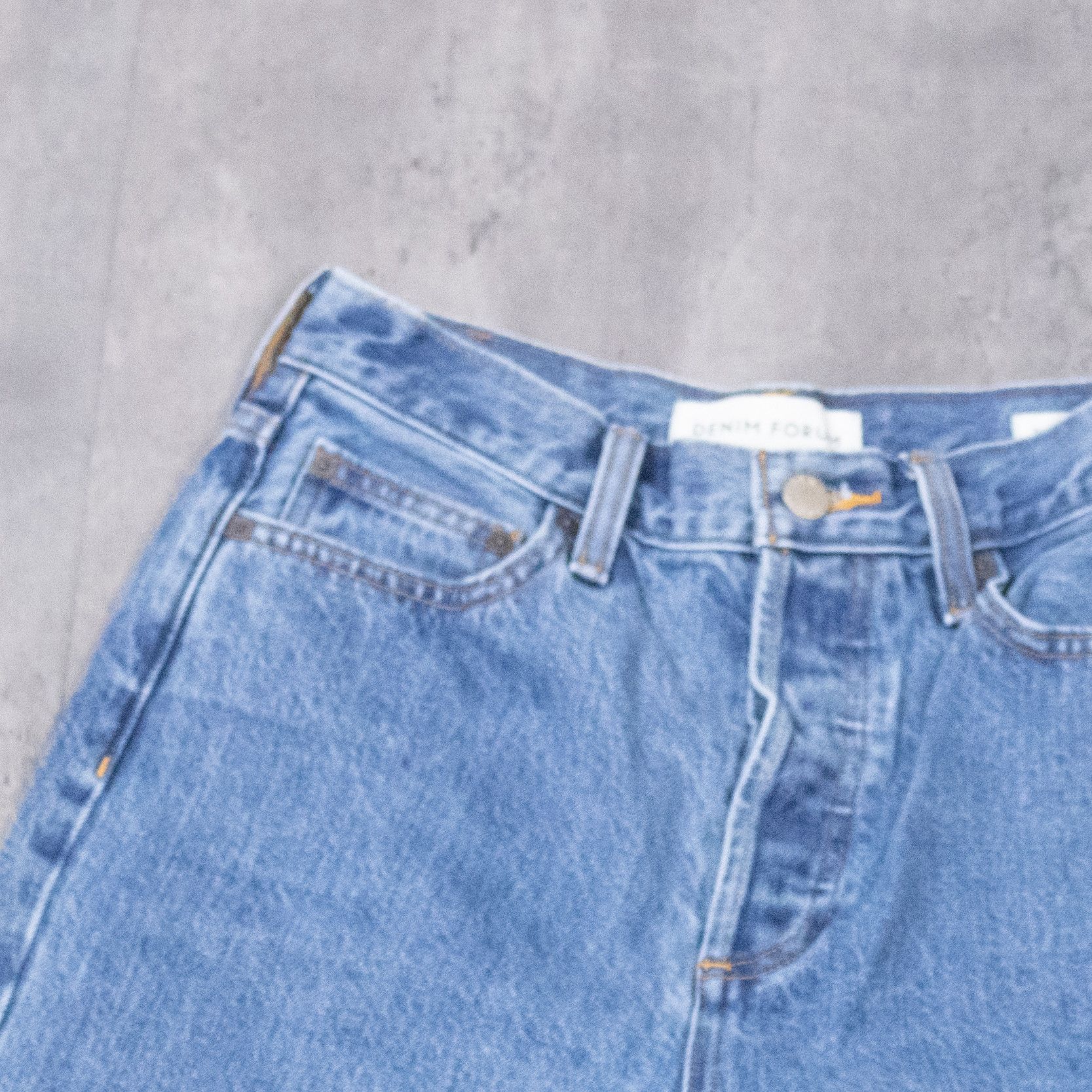 Japanese Brand Denim Form Baggy Wide Relax Fit CrazyY2K Denim Pant's Size US 26 / EU 42 - 9 Thumbnail