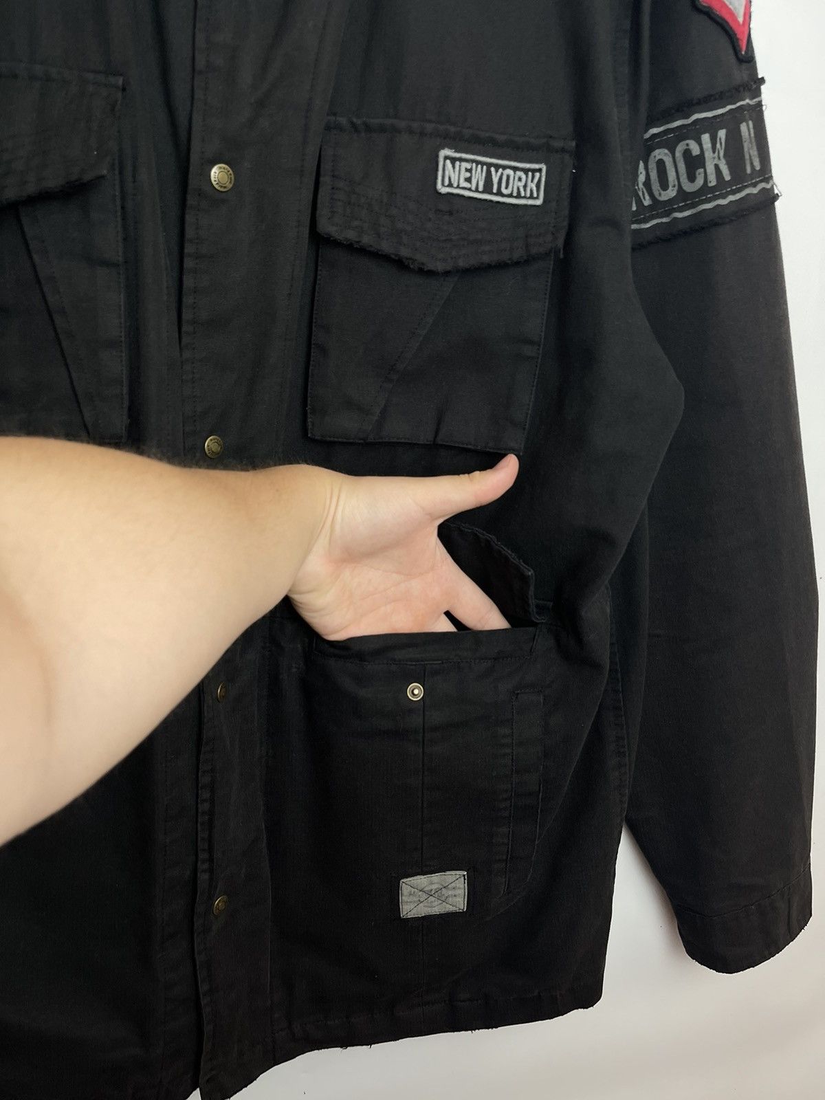 Hard Rock Cafe ✅RARE✅Hard Rock New York Rock Japan Jacket True fade Size US XXL / EU 58 / 5 - 15 Thumbnail