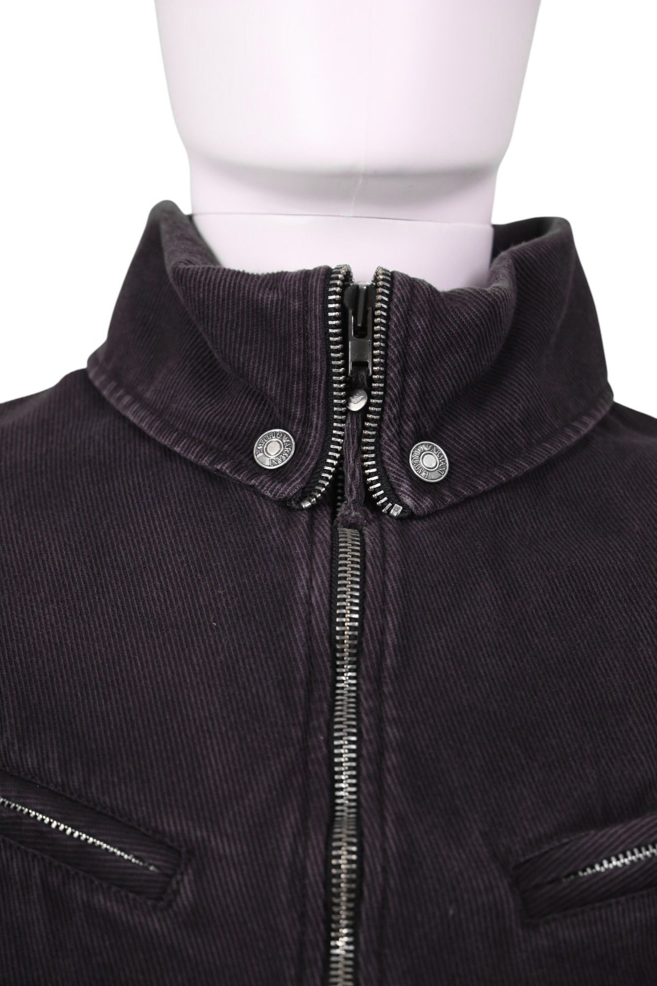 Giorgio Armani 1990's Multizip Cotton Jacket Size US L / EU 52-54 / 3 - 7 Thumbnail