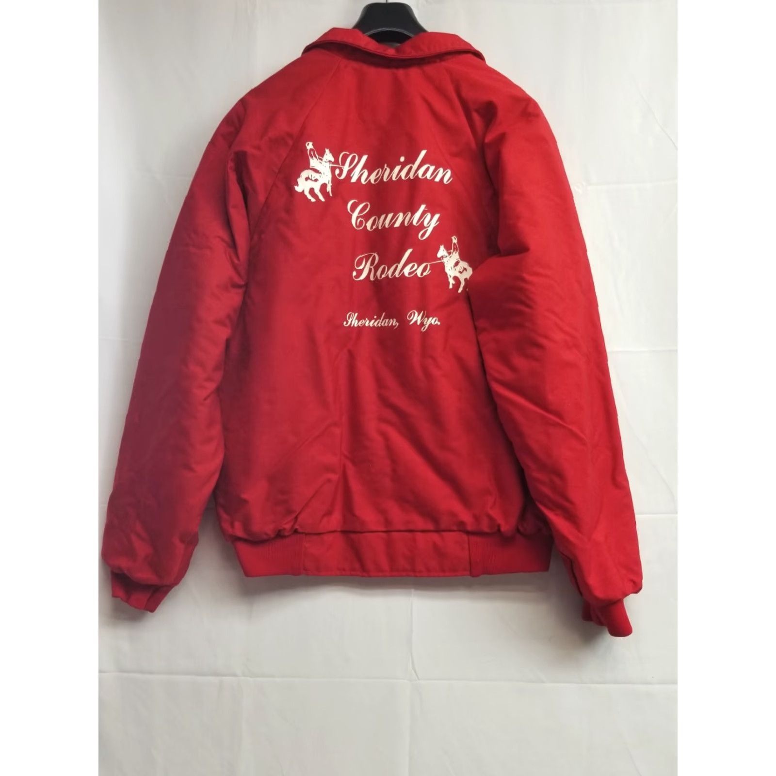 Vintage Vtg Eagle Athletic Manufacturing Mens XL Red Logo Jacket Snaps Nylon Made In USA Retro 1970s Or 80s User See pics Size US XL / EU 56 / 4 - 2 Thumbnail