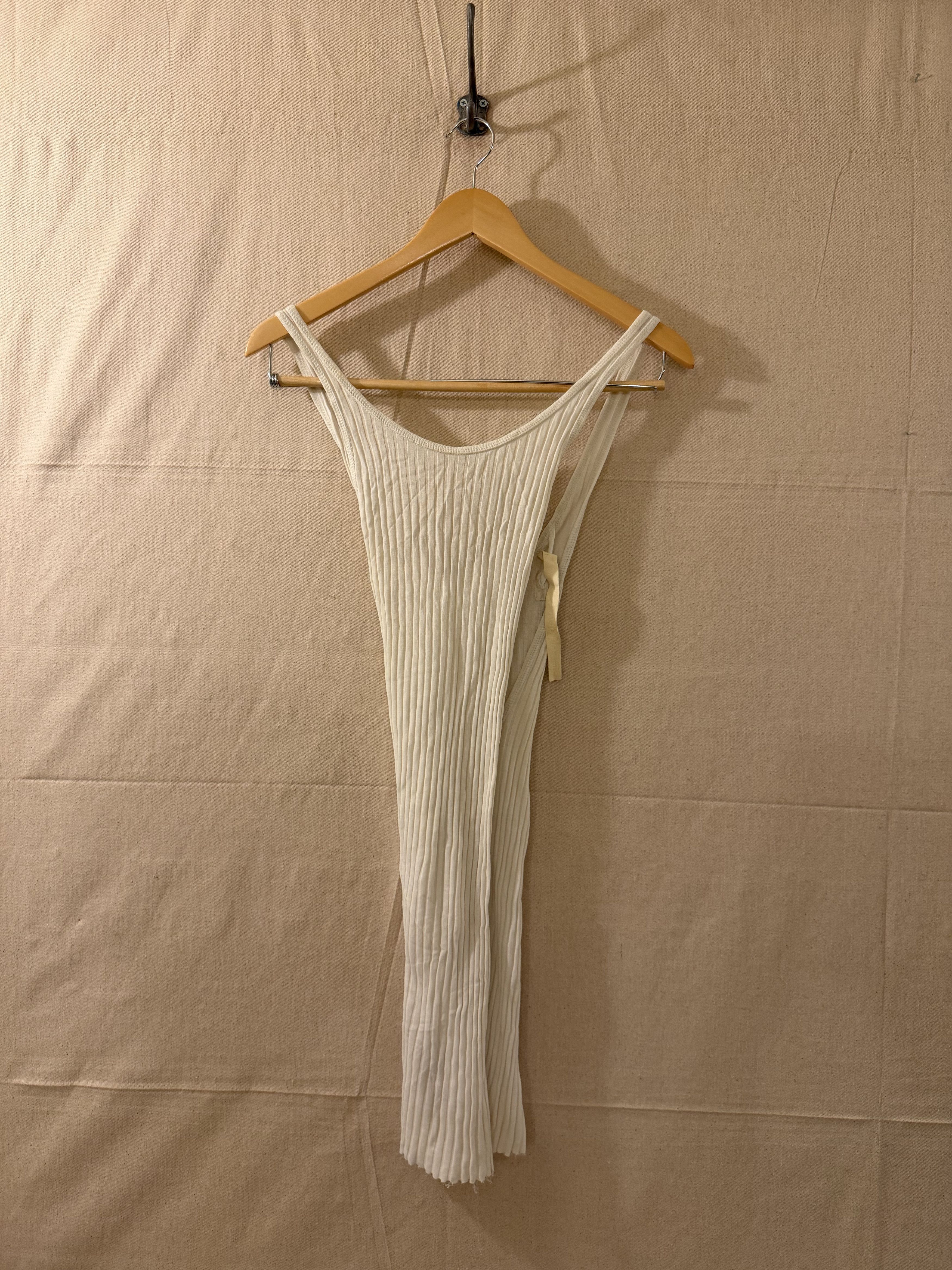 Boris Bidjan Saberi Boris Bidjan Saberi Ribbed Layered Tank Top XS Size XS / US 0-2 / IT 36-38 - 1 Thumbnail
