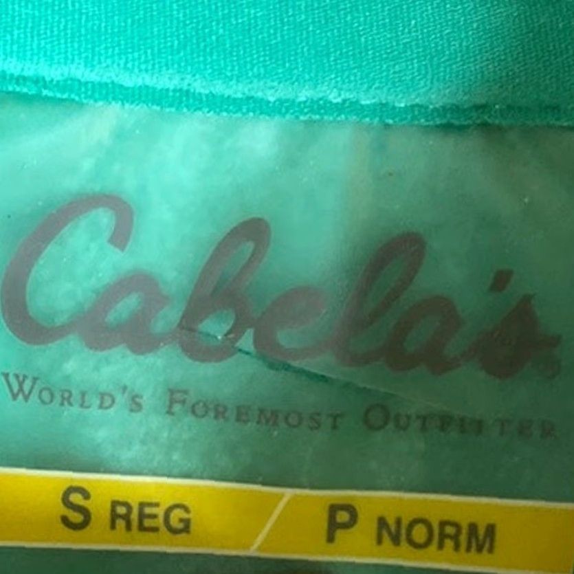 Vintage Cabela's Womens Sweater Teal 1/4 Zip Long Sleeve Fleece Thumb Holes Stretch S Size S / US 4 / IT 40 - 6 Thumbnail