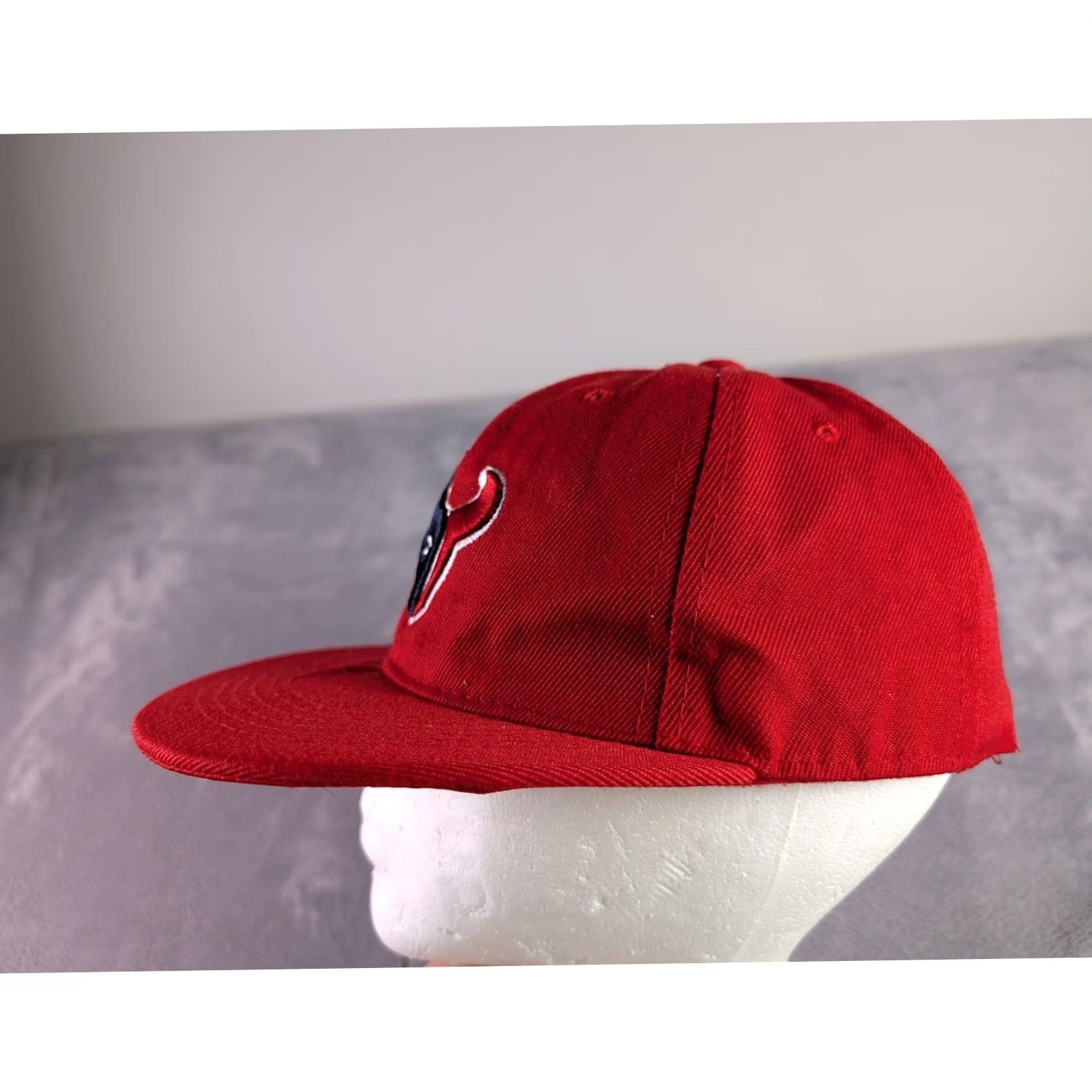 NFL Houston Texans Red Snapback Hat Premium Snapback Classics Adjustable Cap NFL Hat Mens One Size Red Embroidered Logo NFL Cap Size ONE SIZE - 2 Thumbnail