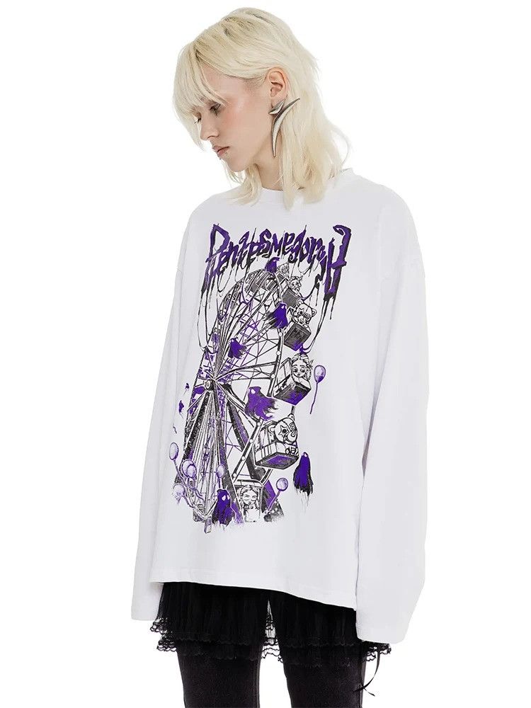 Other Aesthetic Oversized Ghost T-Shirt Size US L / EU 52-54 / 3 - 5 Thumbnail