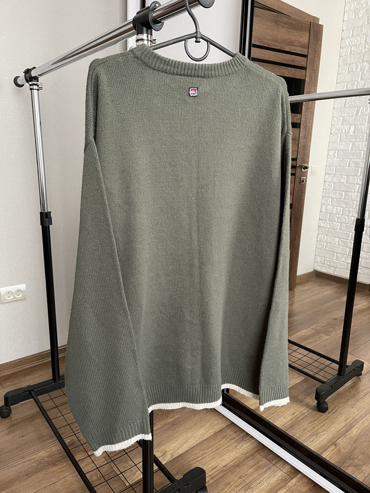 Quiksilver Quiksilver Vintage Knit Surf Sweater Big Logo 90s Size US XL / EU 56 / 4 - 6 Thumbnail
