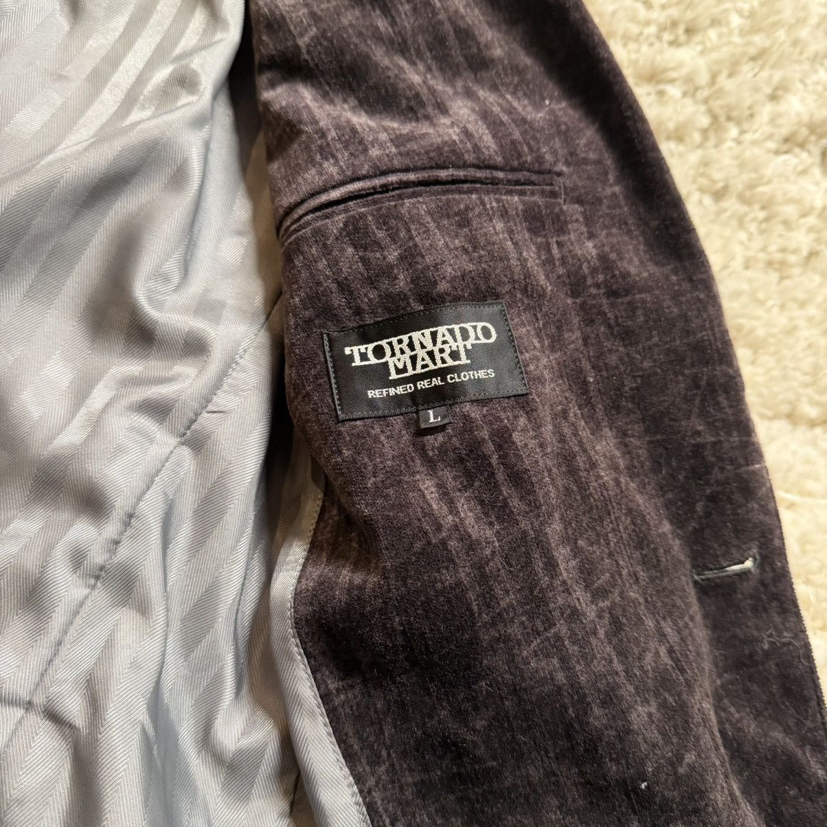 Tornado Mart Tornado Mart Velvet Blazer Coat Size US L / EU 52-54 / 3 - 4 Thumbnail