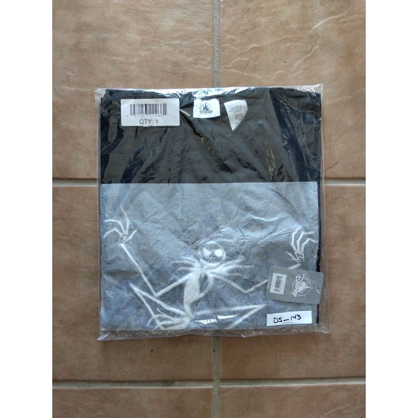Disney NEW! Disney EMBROIDERED Jack Skellington DISNEYLAND - Large Size US L / EU 52-54 / 3 - 3 Thumbnail