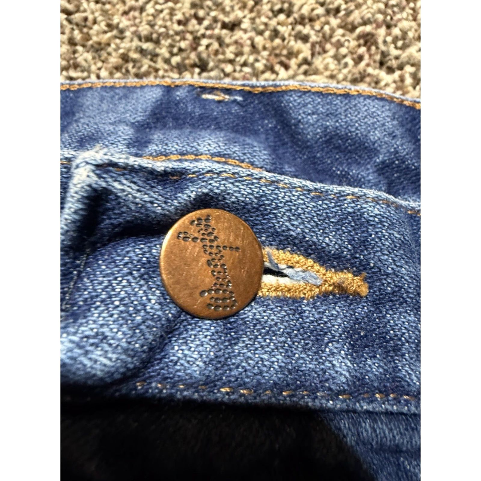 Wrangler Wrangler 13MWZ Jeans Men 42 Blue Denim 42X32 Cowboy Bootcut Wrangler Cowboy Cut 5-Pocket Design Regular Size Type Pants Mens Jeans Blue Cowboy, 13MWZ Size US 42 / EU 58 - 3 Thumbnail