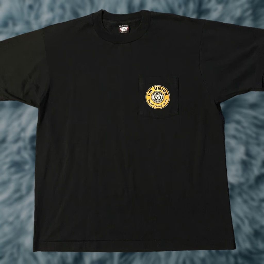Vintage VINTAGE CWA Don’t Shoot I’m Craft! Labor Union Shirt XL USA Single Stitch Black 90s Grunge Shirt Mens Size US XL / EU 56 / 4 - 1 Thumbnail
