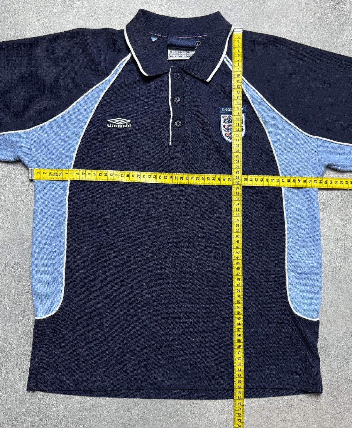 Umbro England 2001 2002 Football Soccer Polo Shirt Umbro Size US M / EU 48-50 / 2 - 18 Thumbnail
