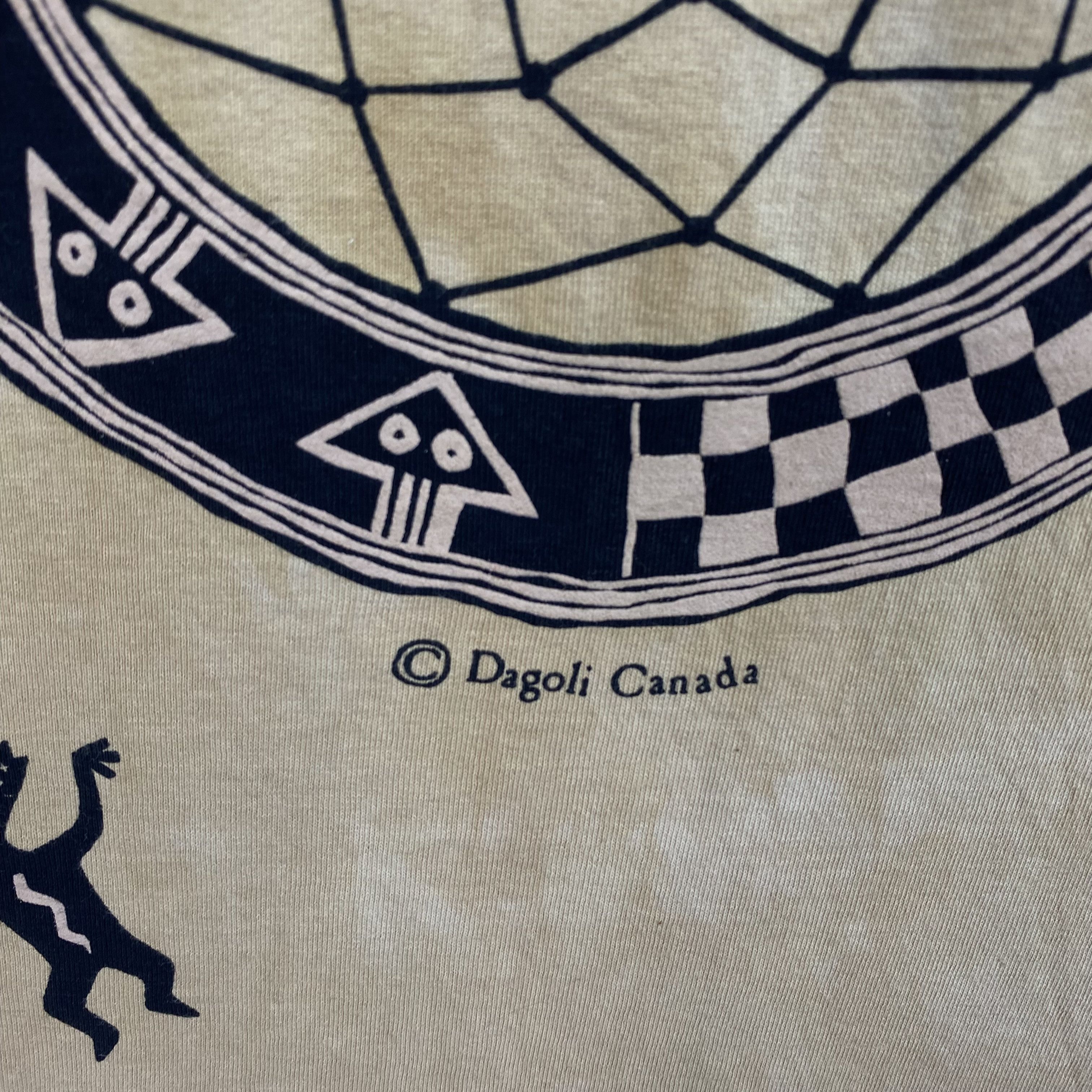 Other Vintage 90s Dagoli Canada Indigenous Arts T-Shirt | GF10118 Size US XL / EU 56 / 4 - 5 Thumbnail