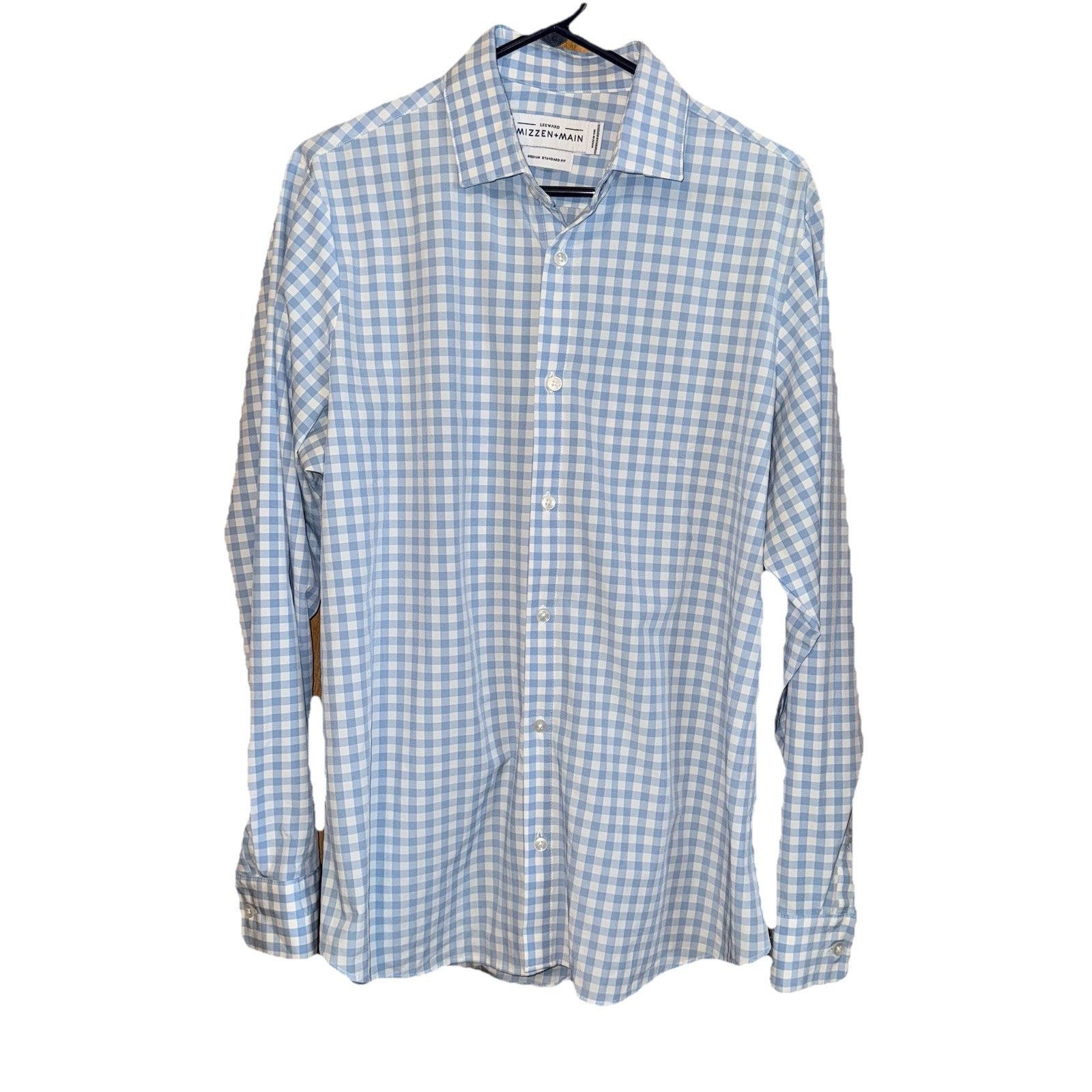 Mizzen+Main Leeward Mizzen & Main Medium Standard Fit Button Down Shirt Size US M / EU 48-50 / 2 - 1 Thumbnail