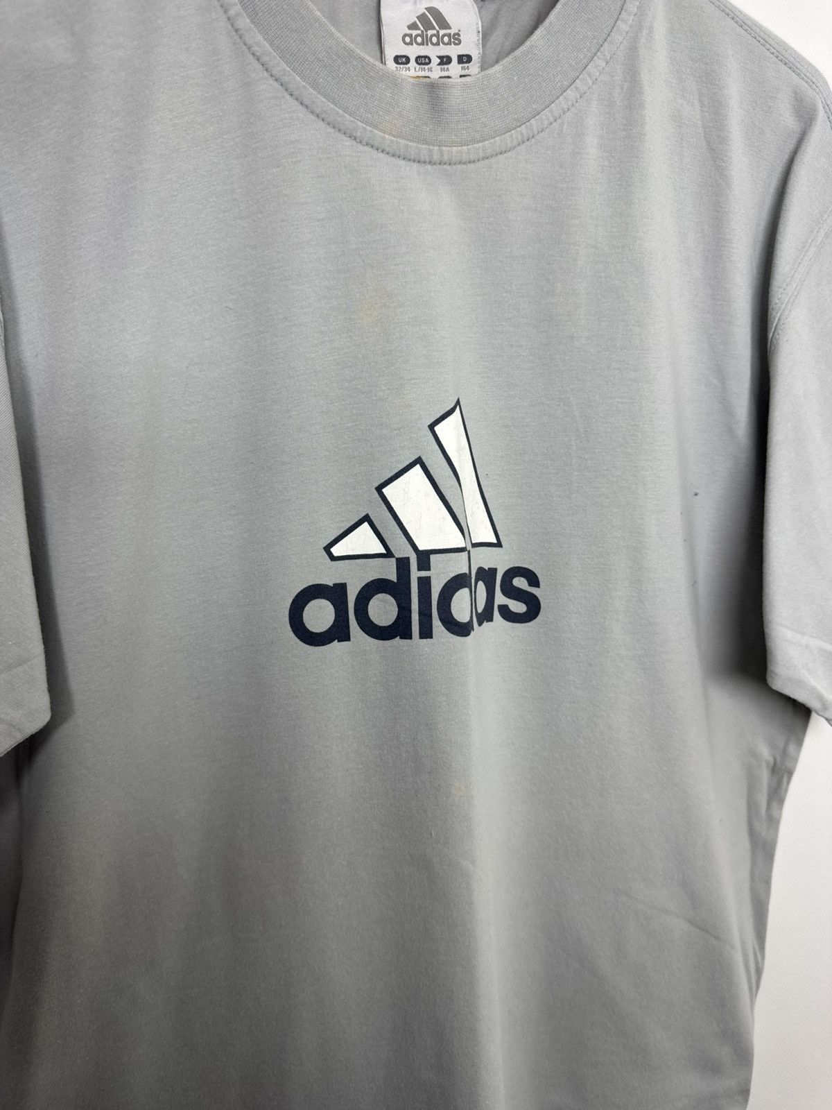 Adidas Vintage Adidas Big Logo T-Shirt 90’s Size US S / EU 44-46 / 1 - 8 Thumbnail