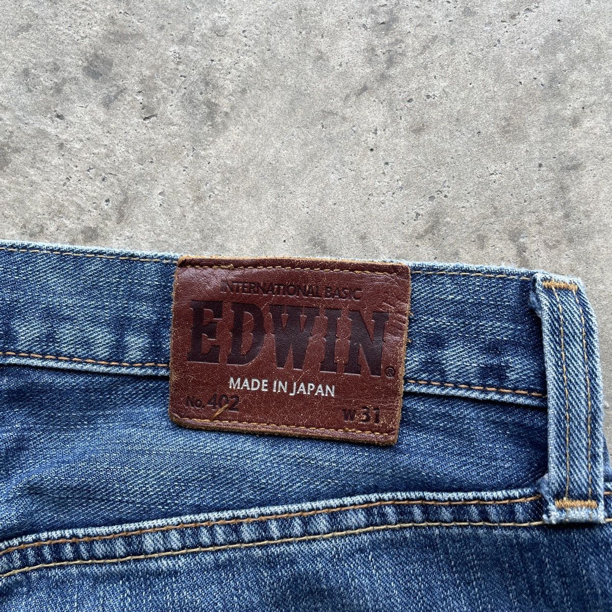 Japanese Brand Vintage Edwin 402 Made In Japan Faded Jeans Pants Denim Size US 31 - 10 Thumbnail
