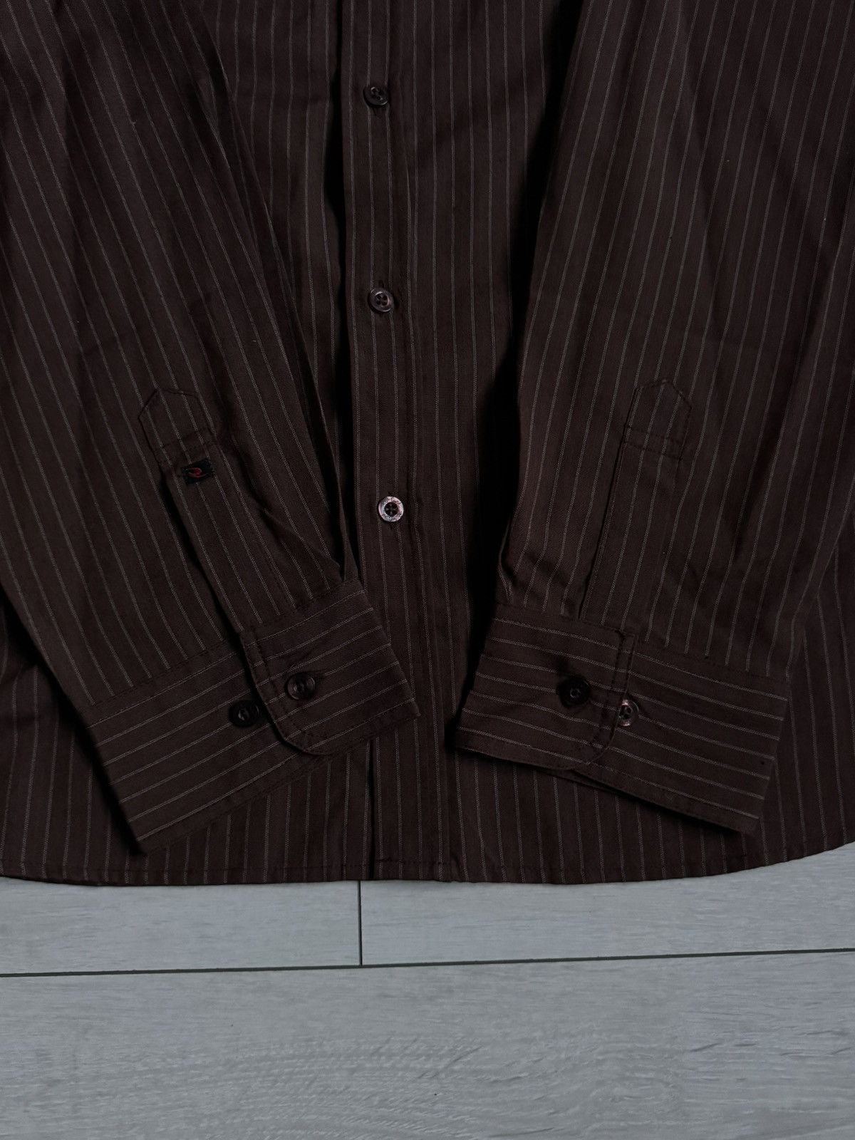 Rip Curl Vintage Rip Curl Hype Brown Stripped Button Up Shirt Size US M / EU 48-50 / 2 - 8 Thumbnail