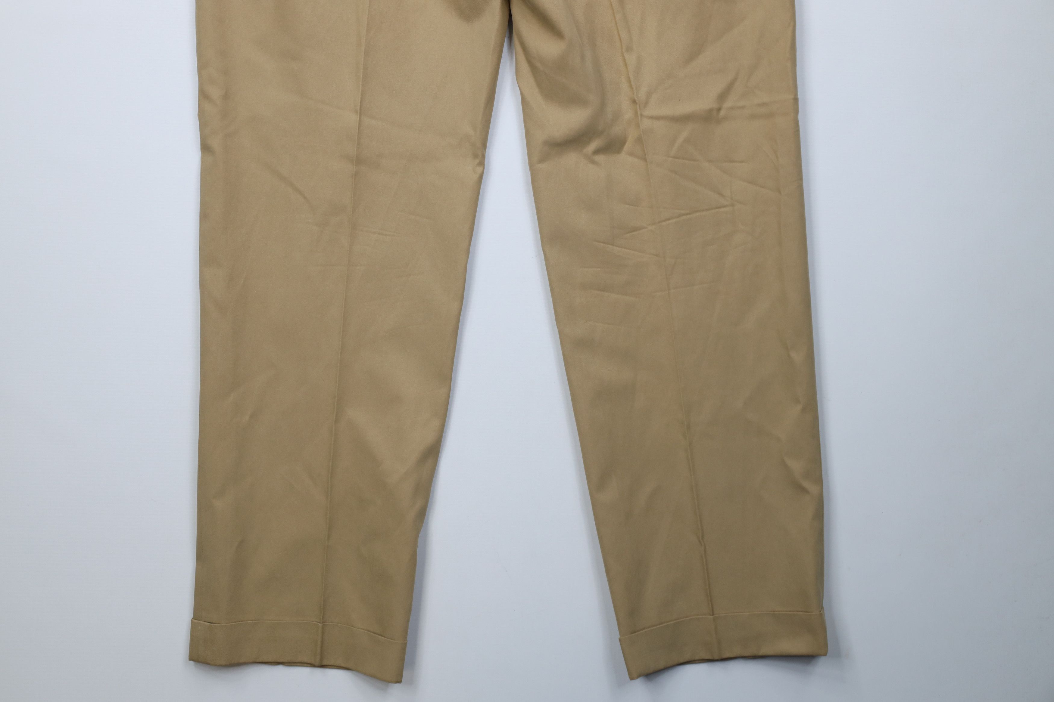 Ralph Lauren Vintage 90s Ralph Lauren Blend Wide Leg Chino Pants Beige Size US 38 / EU 54 - 12 Thumbnail