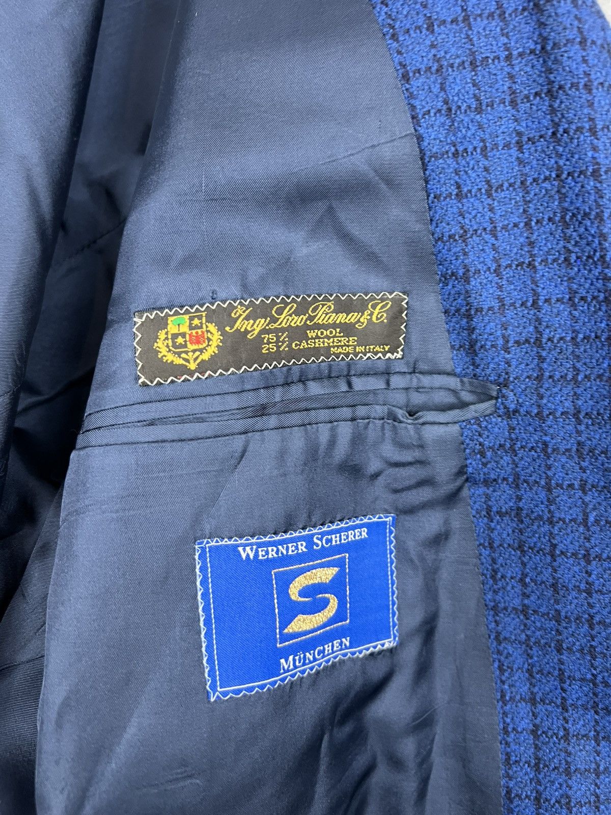 Pal Zileri Pal Zileri Loro Piana Blue Blazer Classic Size 42R Size 42R - 7 Thumbnail