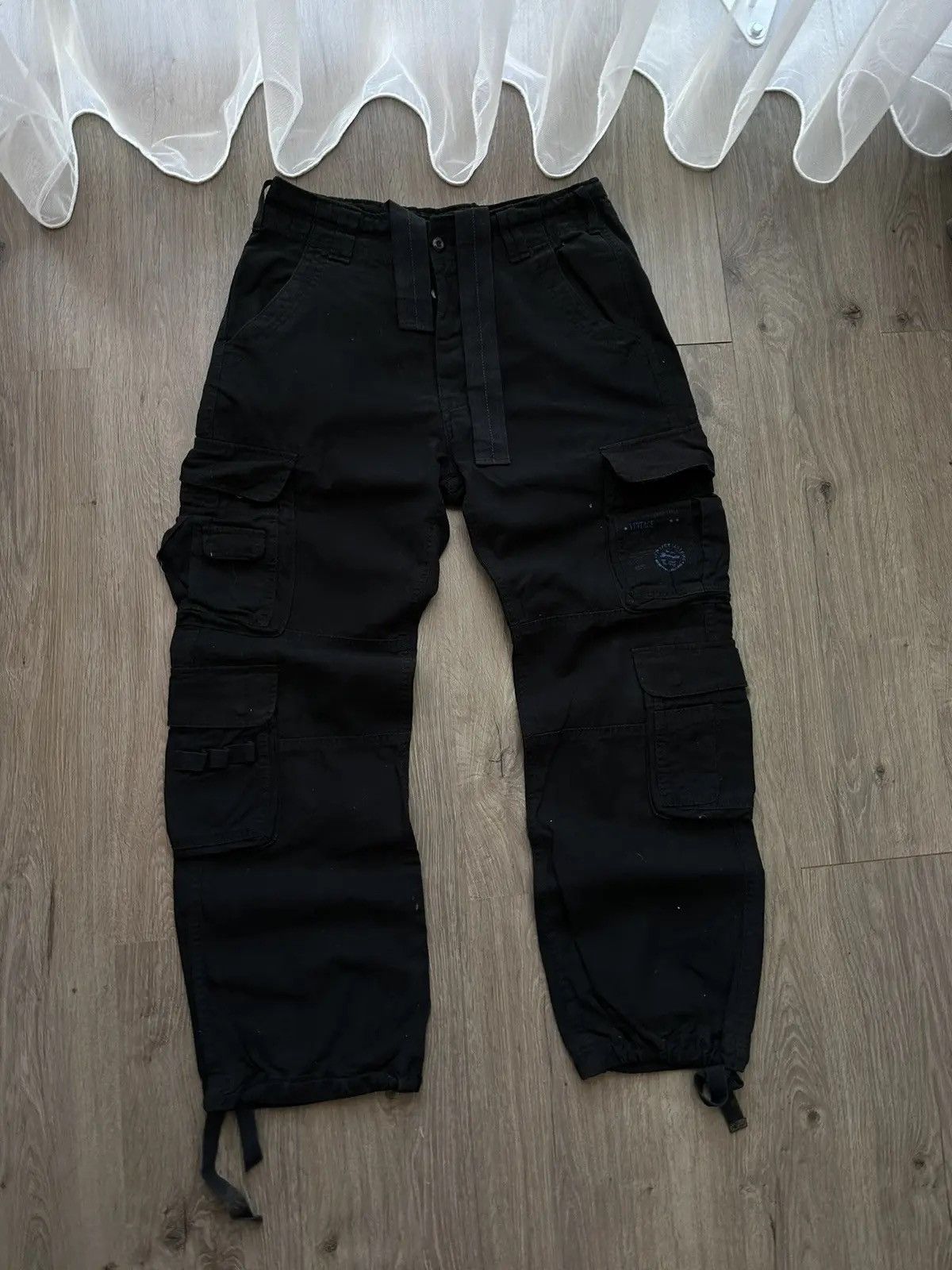 Japanese Brand × Vintage Vintage Cargo Bandit Denim Black Streetwear Pants Size US 32 / EU 48 - 5 Thumbnail