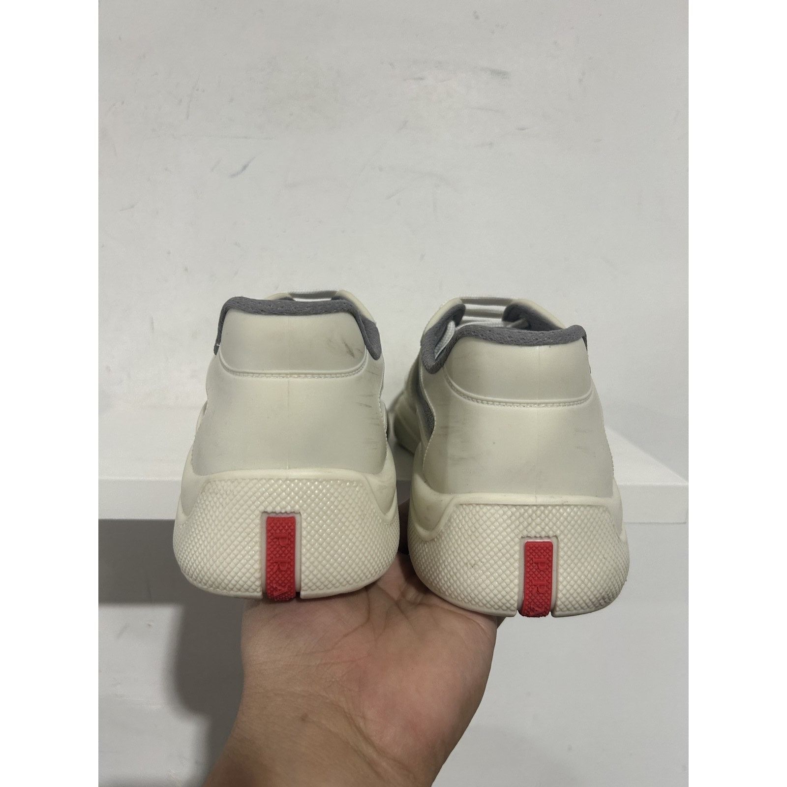 Prada PRADA AMERICA RUBBER CUP SIZE 42 (9 US) PREOWNED Size US 9 / EU 42 - 3 Thumbnail
