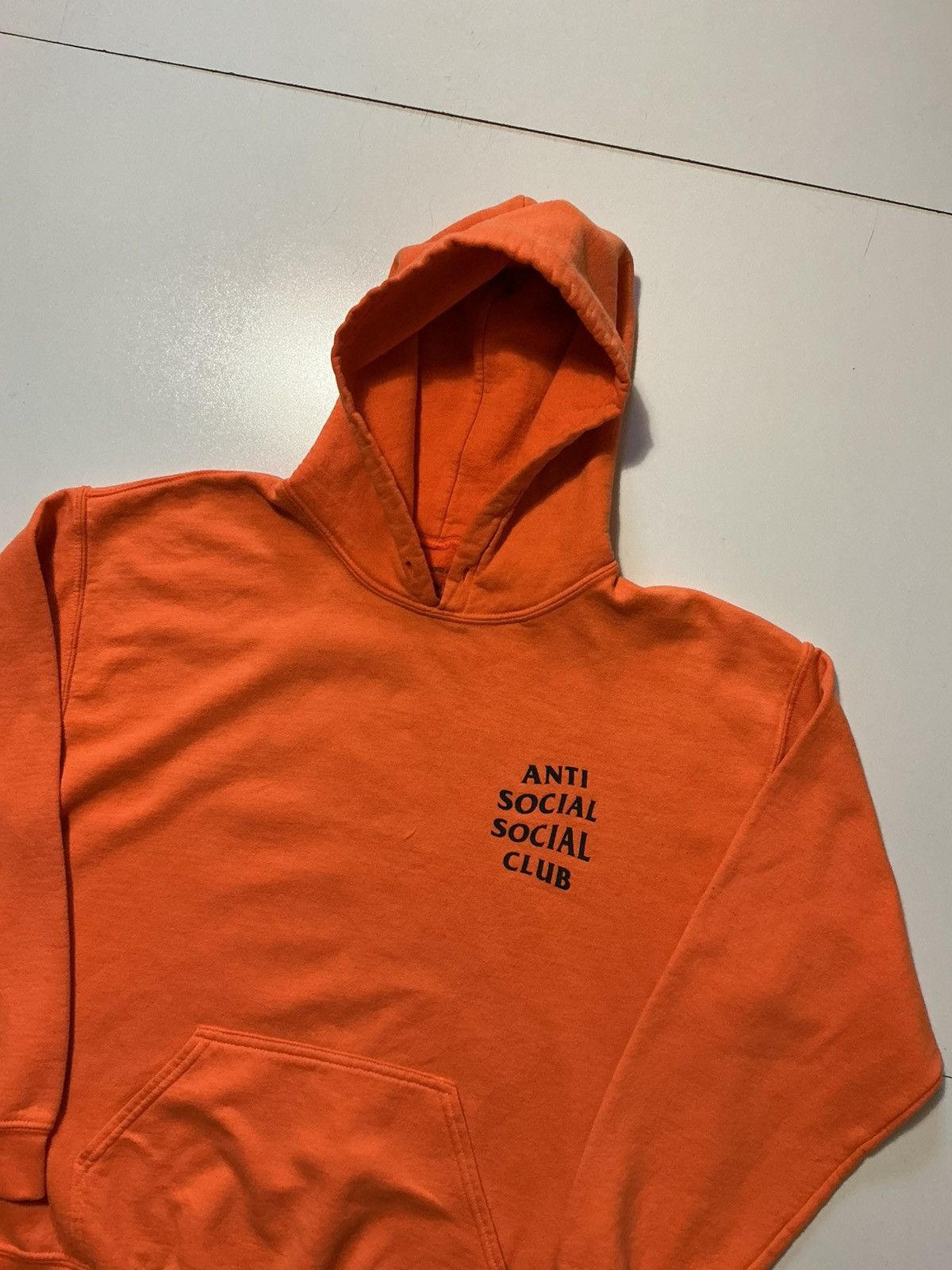 Anti Social Social Club ASSC Anti Social Social Club Orange Fleece Pullover Hoodie Size US M / EU 48-50 / 2 - 3 Thumbnail