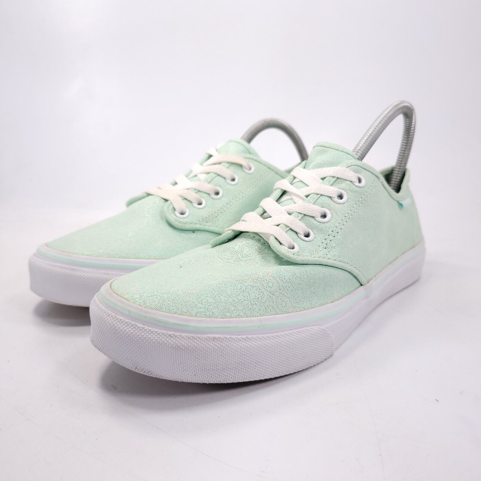Vans Vans Off the Wall Shoe Womens Size 10 721356 Green White Size US 10 / IT 40 - 1 Thumbnail
